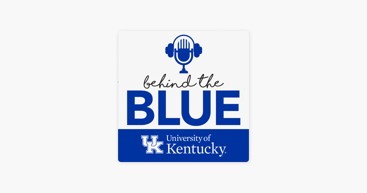 Logo for Behind the Blue Podcast