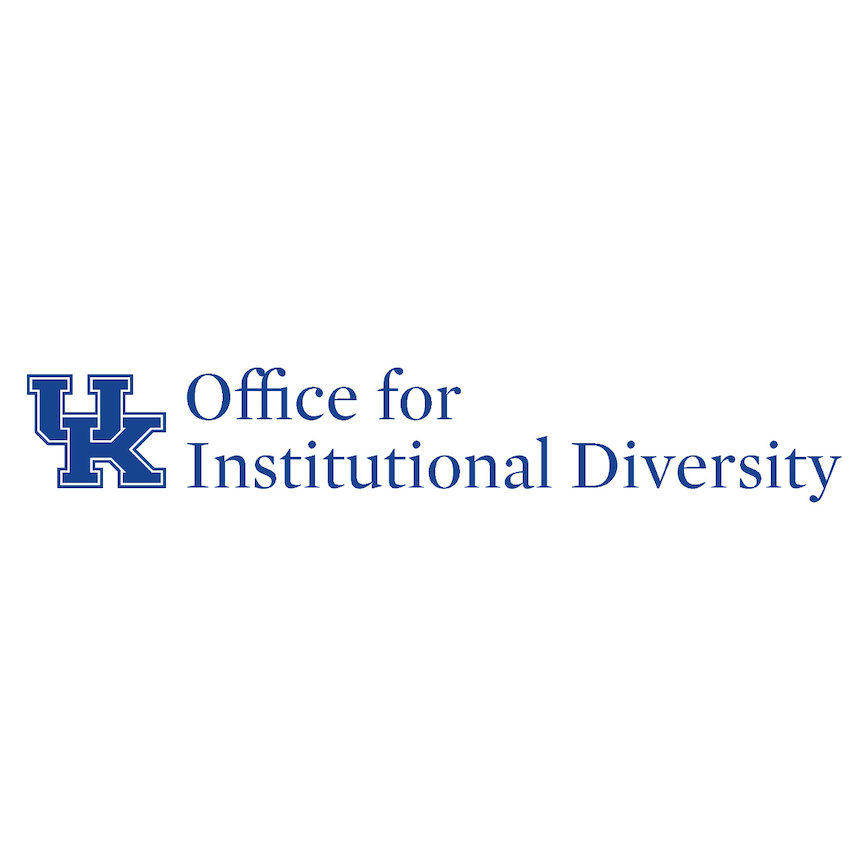 White background with blue UK logo and blue text reading Office for Institutional Diversity