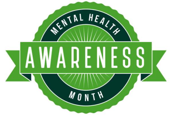 graphic of mental health awareness month 