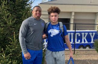As kinesiology-exercise science majors, both father and son saw the program as a route to advance Kentucky through a career in health care. Photo provided.
