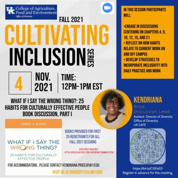 Cultivating Inclusion November